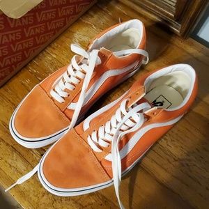 EUC Orange Old Skool Shoes